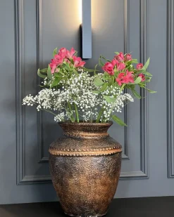 Vaso decorativo PUCHONG Ceramica 40 cm Rame