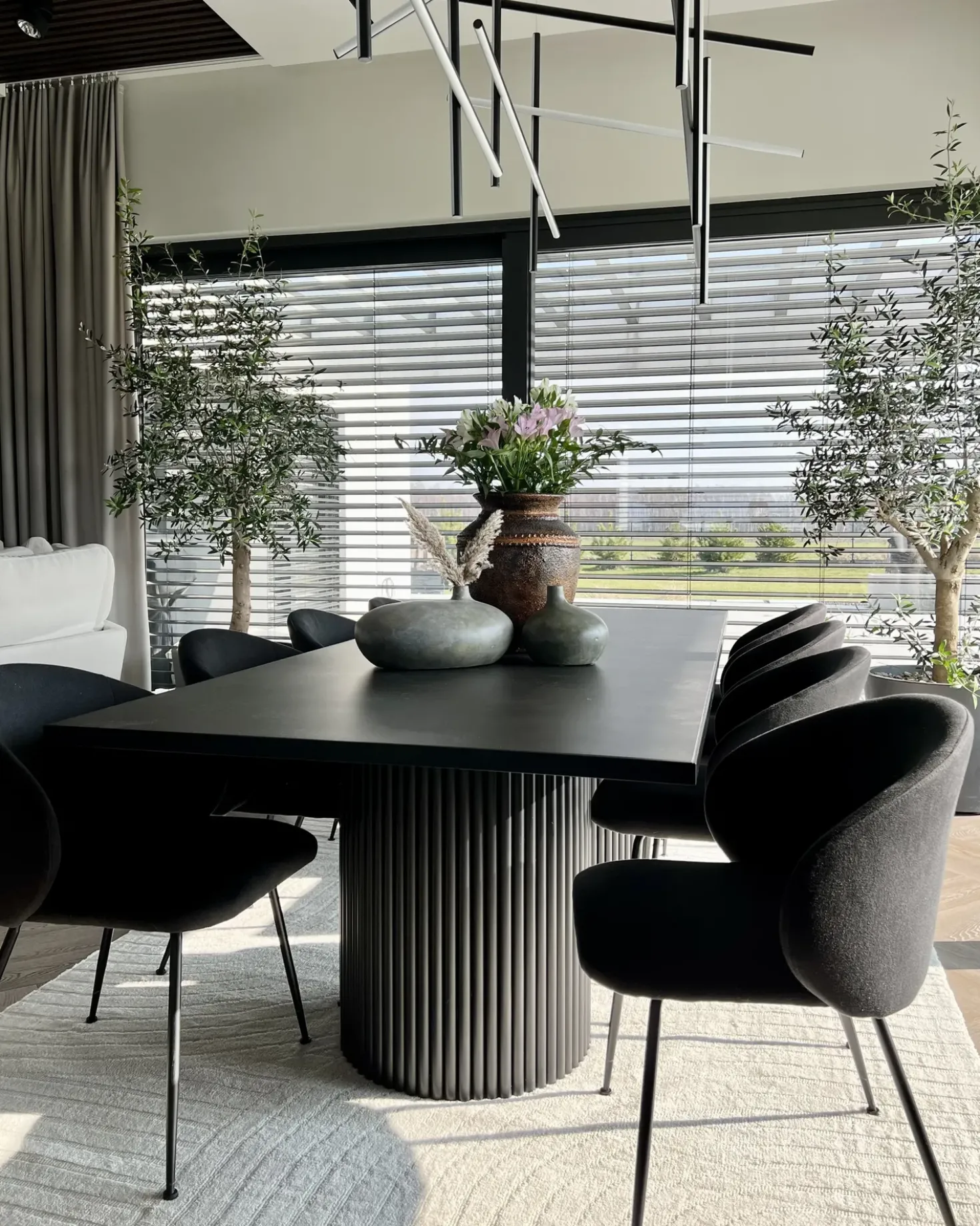 Vaso decorativo PUCHONG Ceramica 40 cm Rame