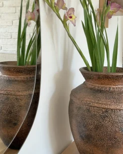 Vaso decorativo PUCHONG Ceramica 40 cm Rame