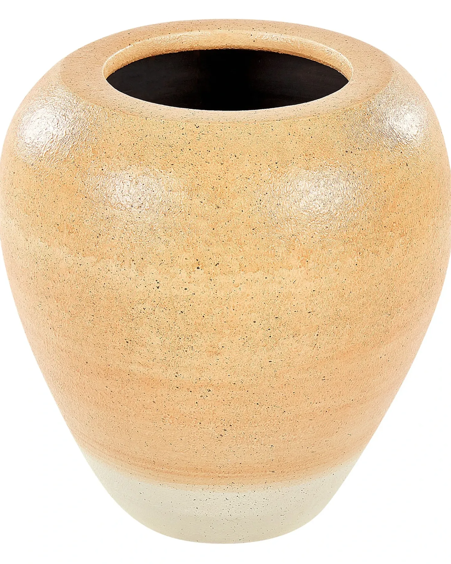 Vaso decorativo SKIONE Ceramica 34 cm Marrone chiaro