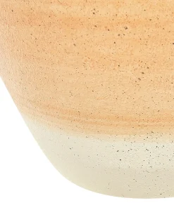 Vaso decorativo SKIONE Ceramica 34 cm Marrone chiaro