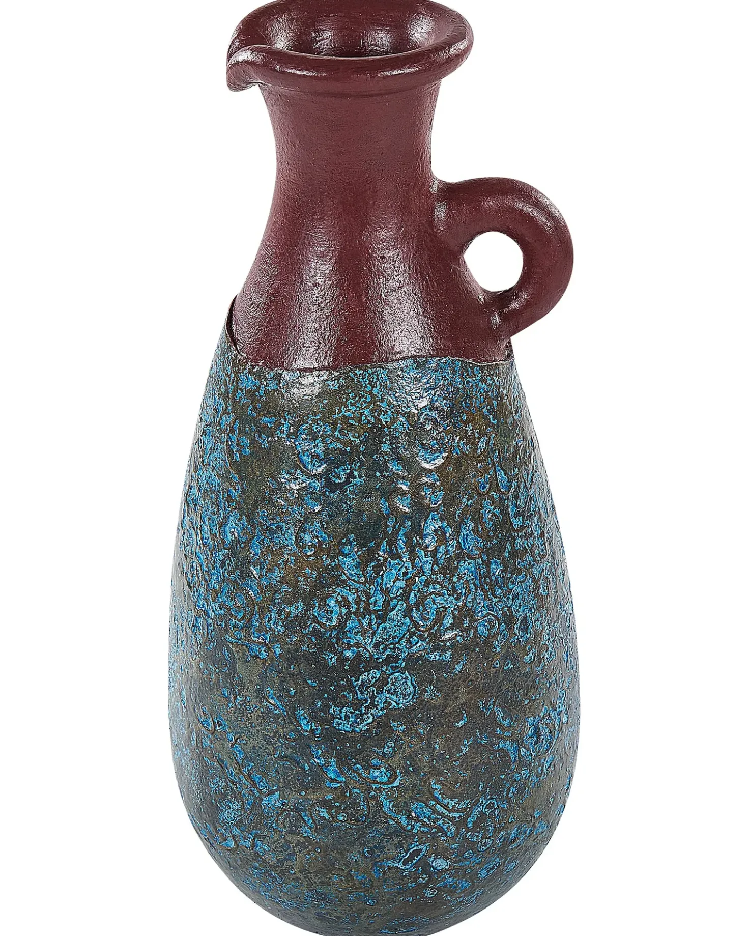 Vaso decorativo VELIA Ceramica 40 cm Blu