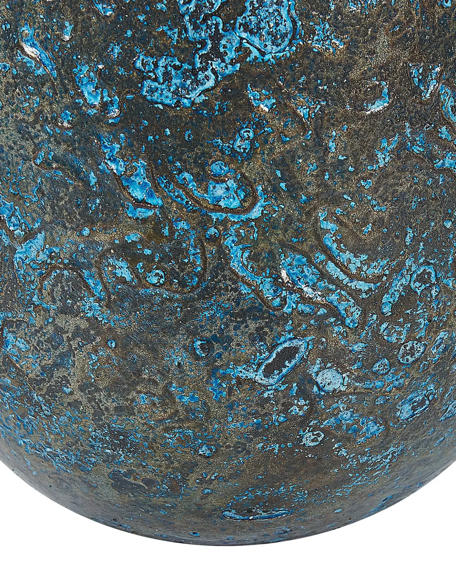 Vaso decorativo VELIA Ceramica 40 cm Blu