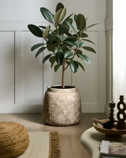 Vaso per piante ARGOSTOLI 44 cm Beige
