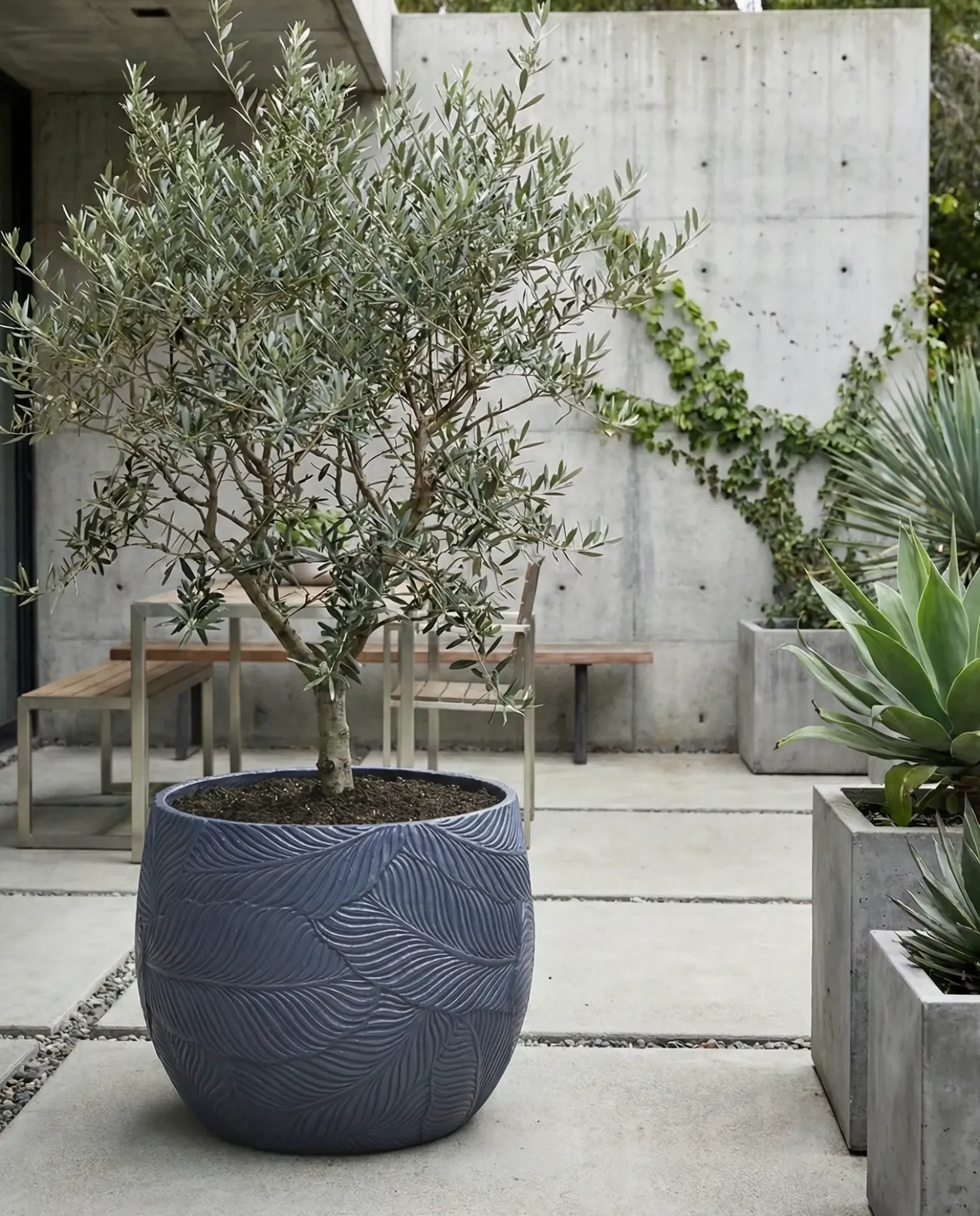 Vaso per piante BAIYUN 47 cm Grigio