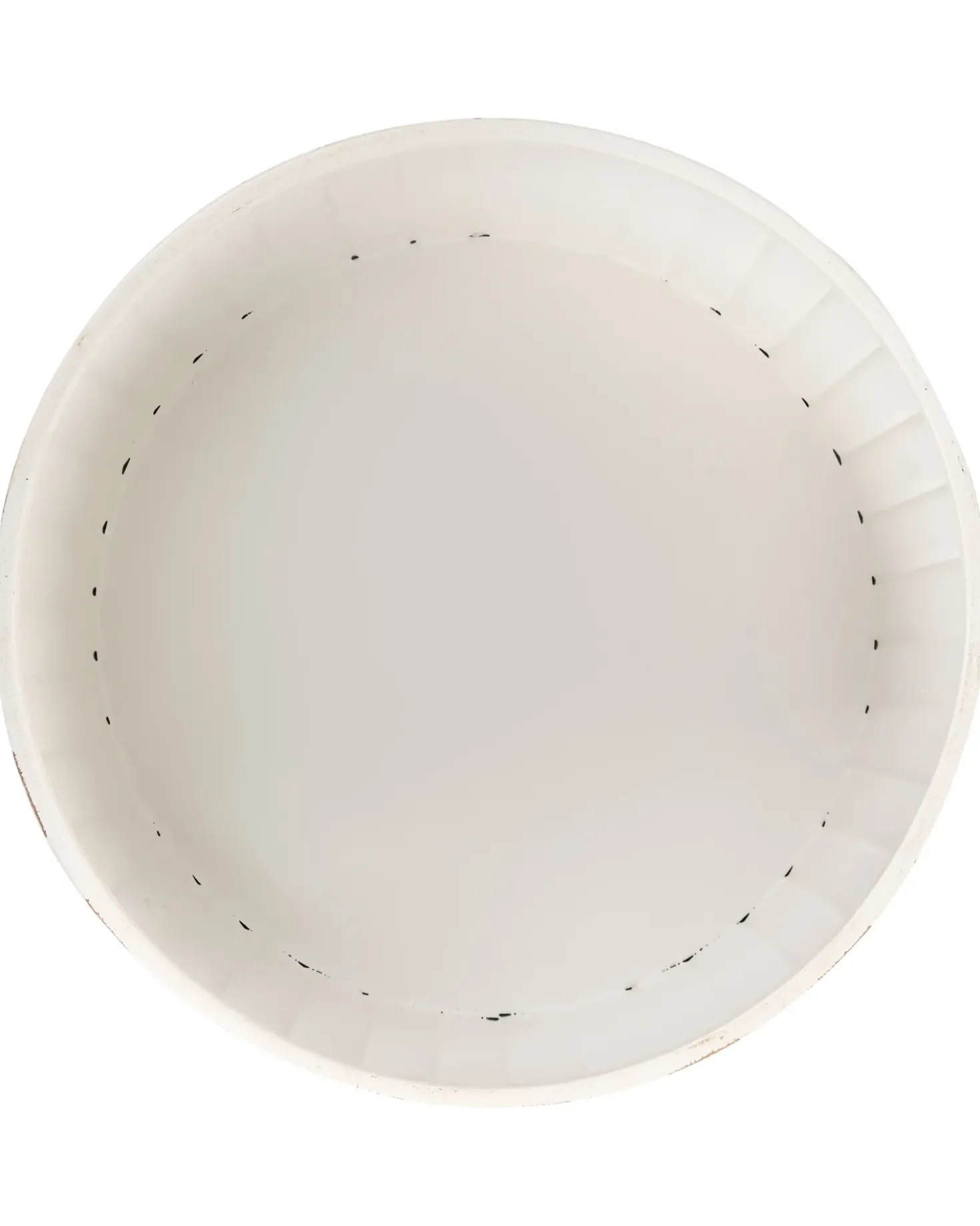 Vaso per piante BANE Metallo 30 cm Bianco/Beige