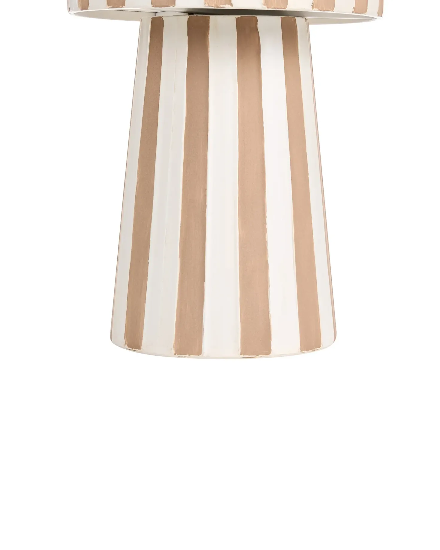 Vaso per piante BANE Metallo 30 cm Bianco/Beige