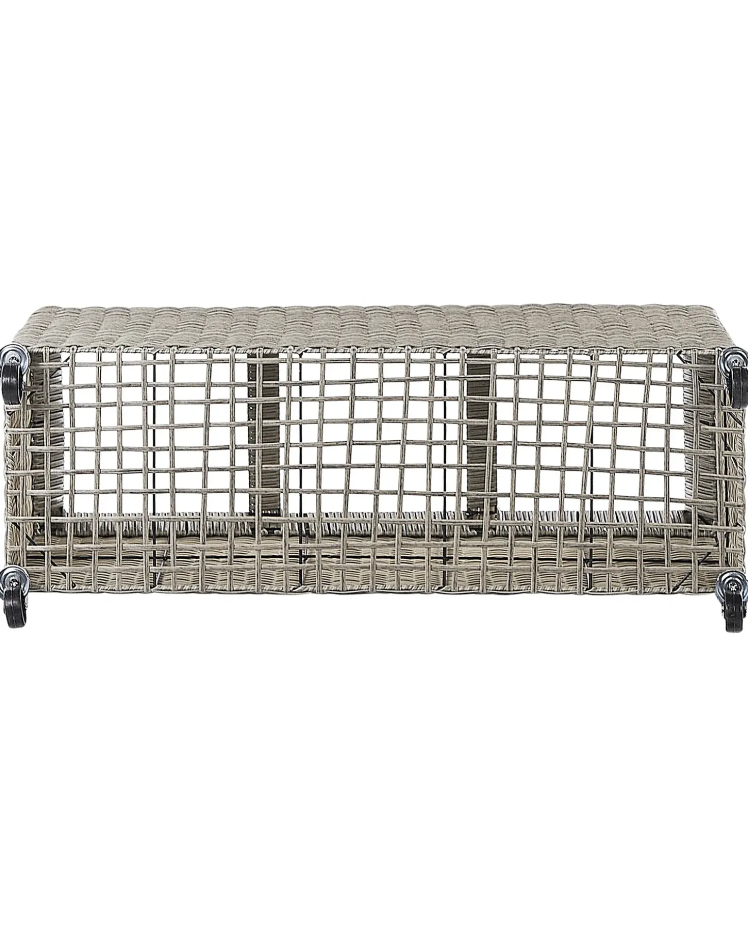 Vaso per piante BELLIS Rattan sintetico (PE) 82 cm Marrone chiaro