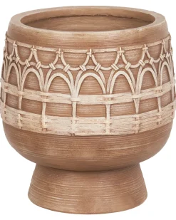 Vaso per piante CICUTA 22 cm Marrone chiaro
