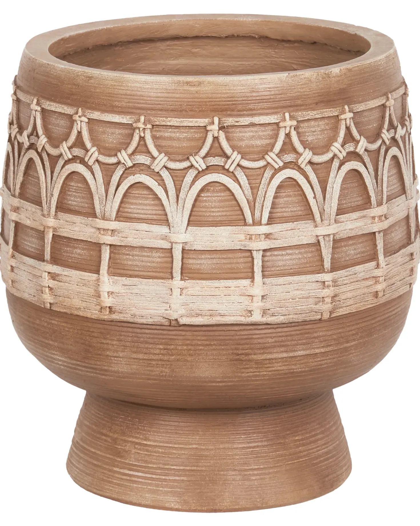 Vaso per piante CICUTA 22 cm Marrone chiaro