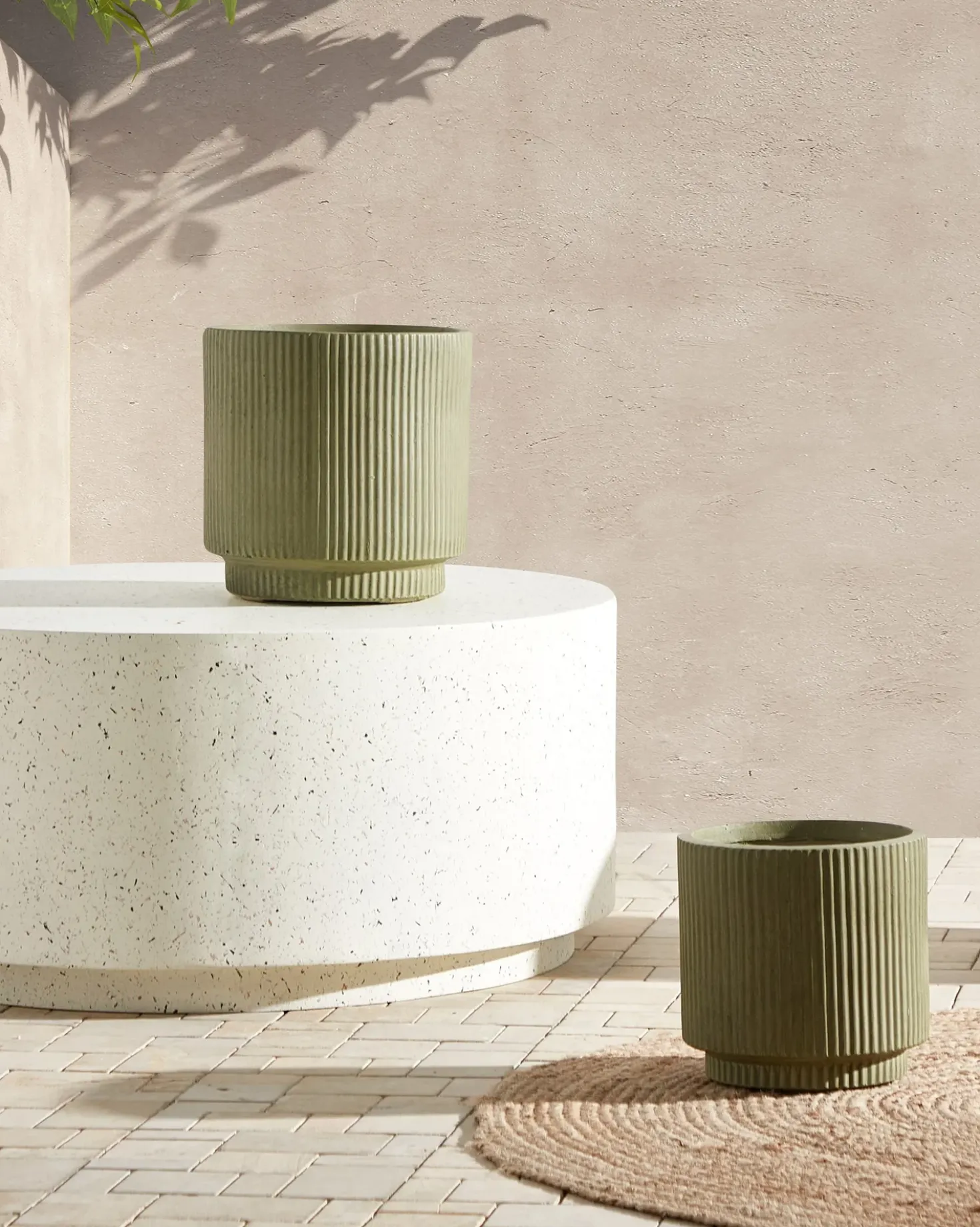 Vaso per piante DARIA 30 cm Verde oliva