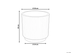 Vaso per piante DARIA 30 cm Tortora