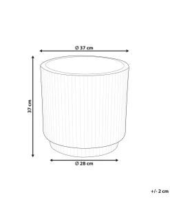 Vaso per piante DARIA 37 cm Marrone
