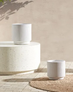 Vaso per piante DARIA 30 cm Bianco sporco