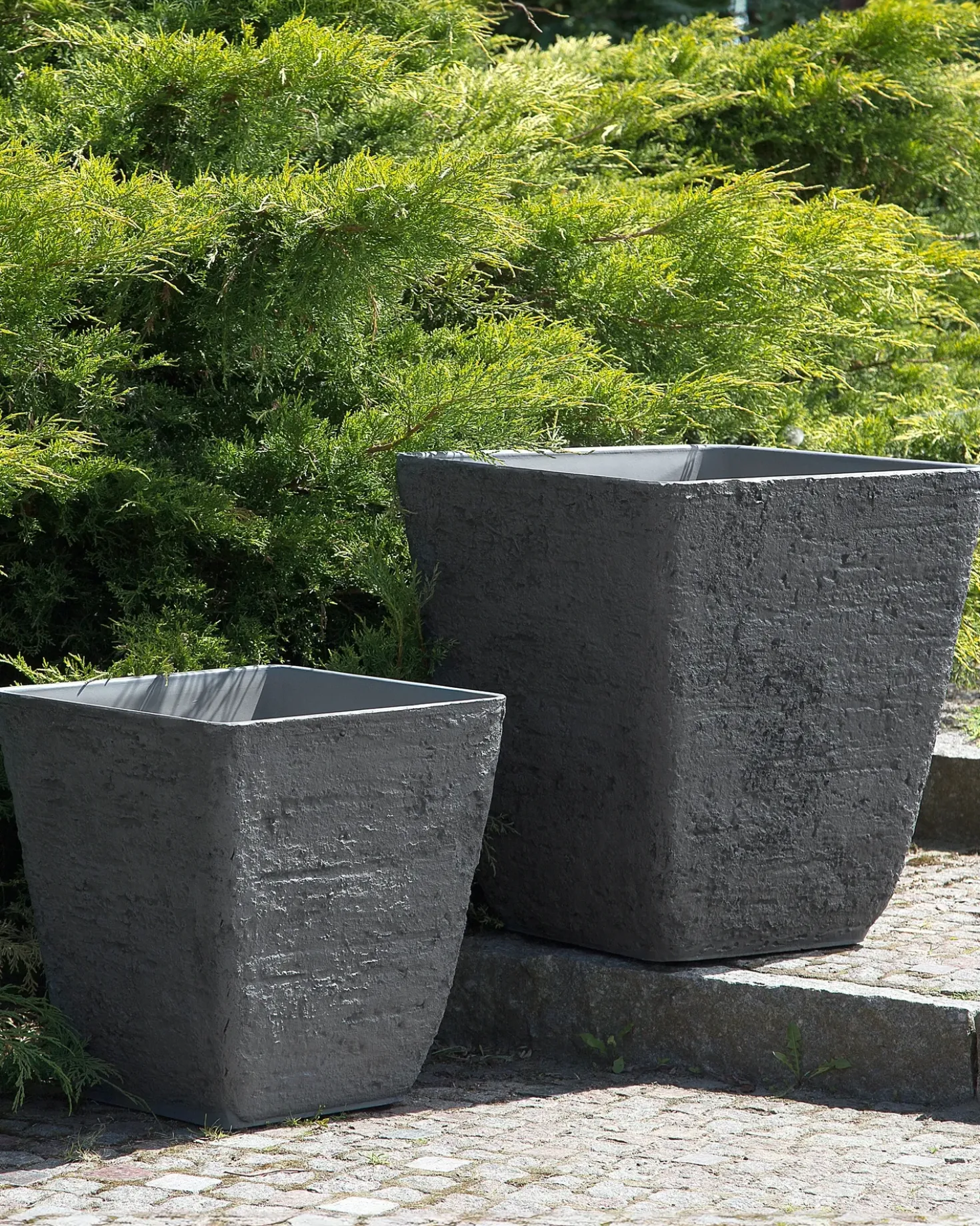 Vaso per piante DELOS 39 cm Grigio