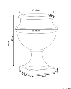 Vaso per piante DESKATI 33 cm Beige