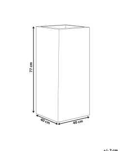 Vaso per piante DION 40 cm Grigio chiaro