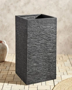 Vaso per piante DION 40 cm Nero