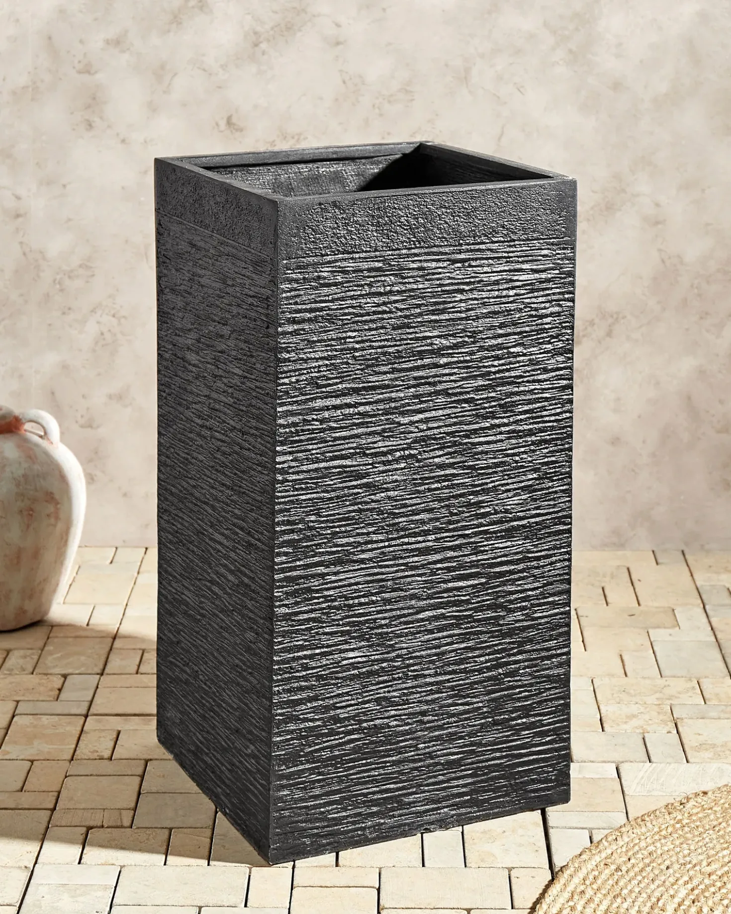 Vaso per piante DION 40 cm Nero