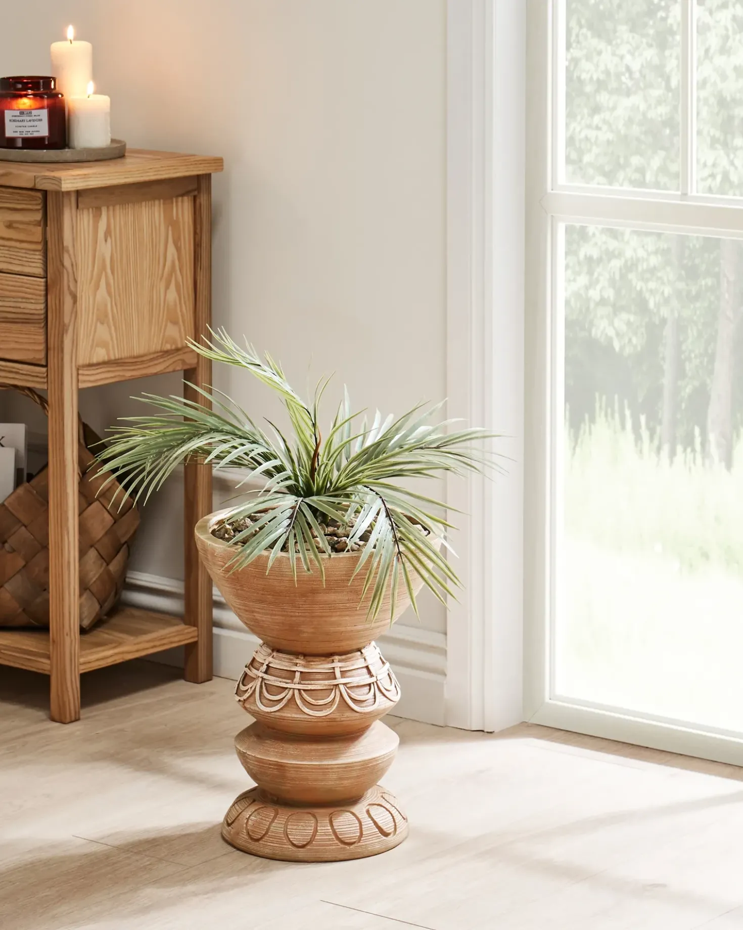 Vaso per piante DISPORUM 29 cm Marrone chiaro