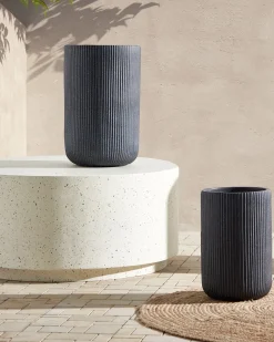 Vaso per piante EANTIO 30 cm Nero