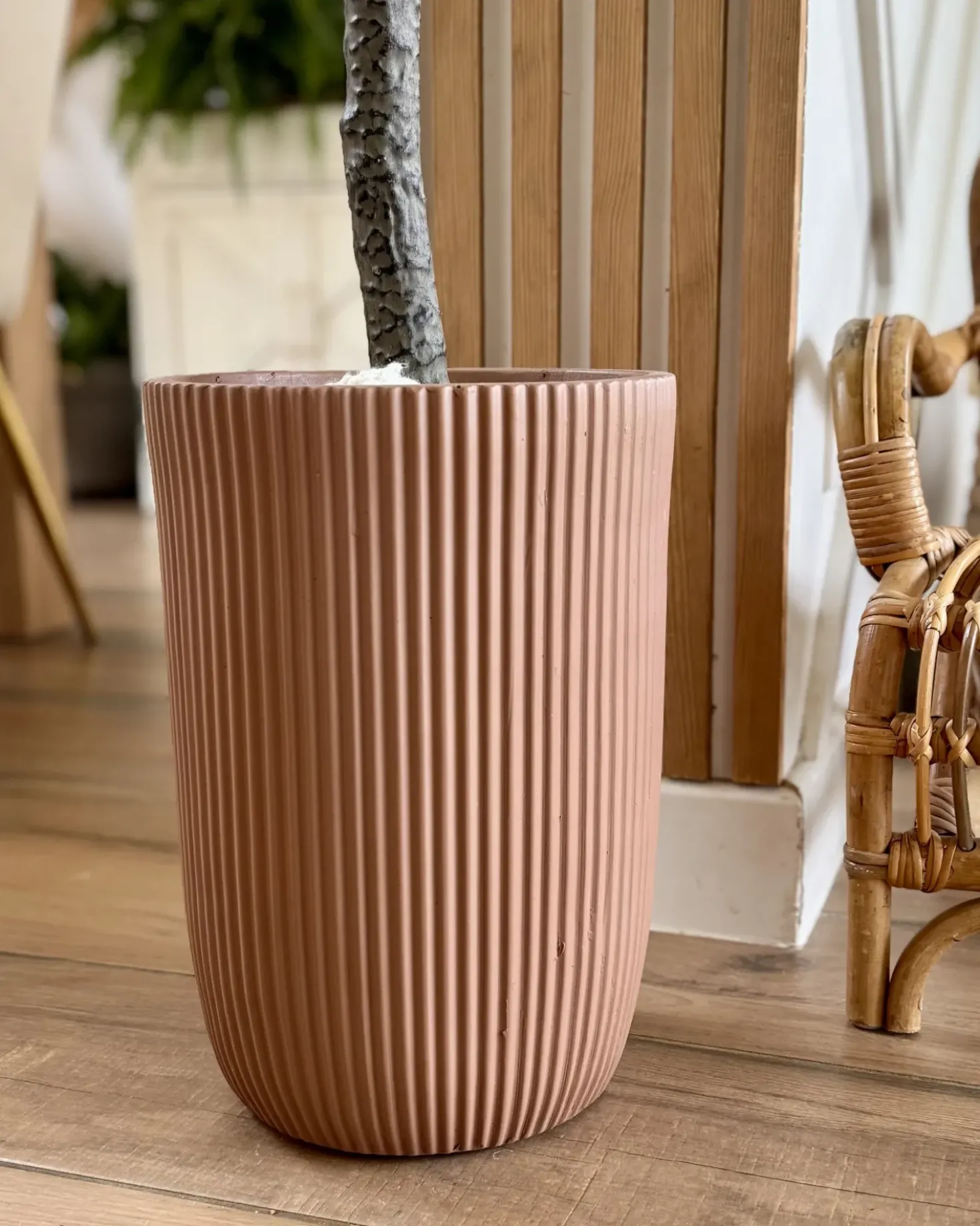 Vaso per piante EANTIO 25 cm Marrone