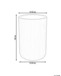 Vaso per piante EANTIO 25 cm Nero