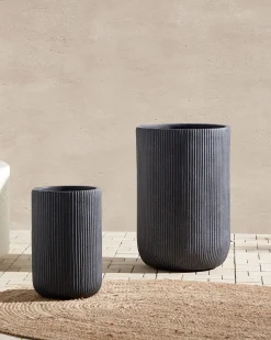 Vaso per piante EANTIO 37 cm Nero