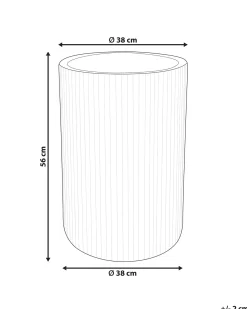 Vaso per piante EANTIO 37 cm Nero