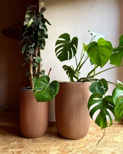 Vaso per piante EANTIO 37 cm Marrone