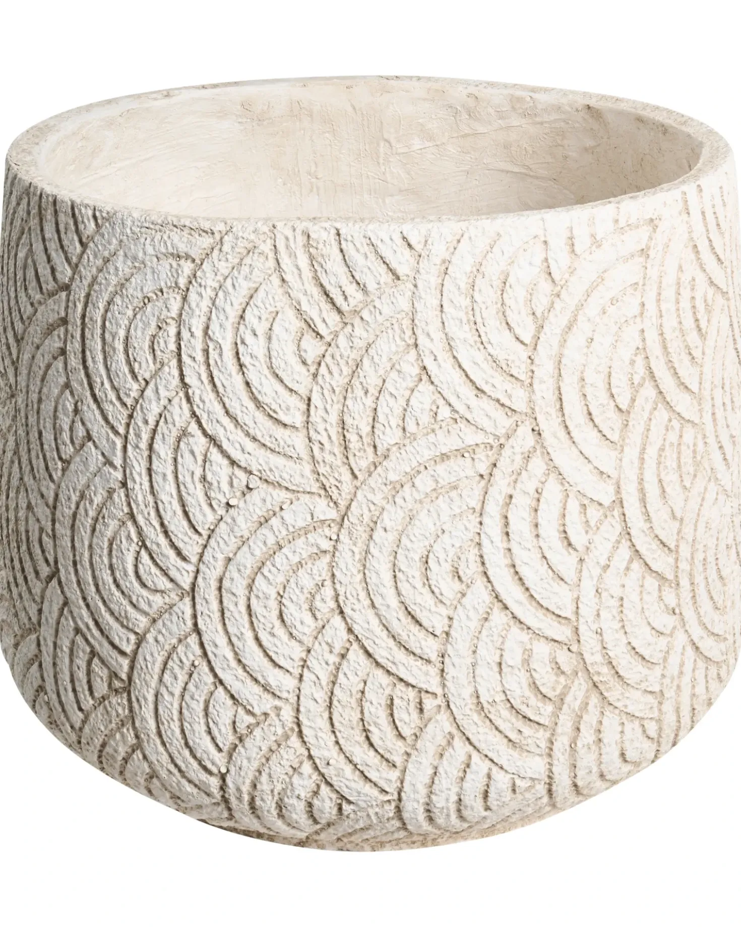 Vaso per piante ERIROS 31 cm Beige chiaro