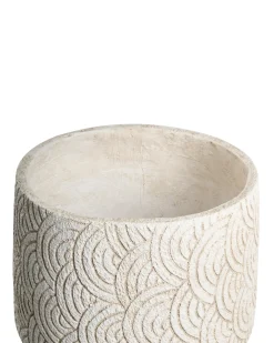 Vaso per piante ERIROS 31 cm Beige chiaro