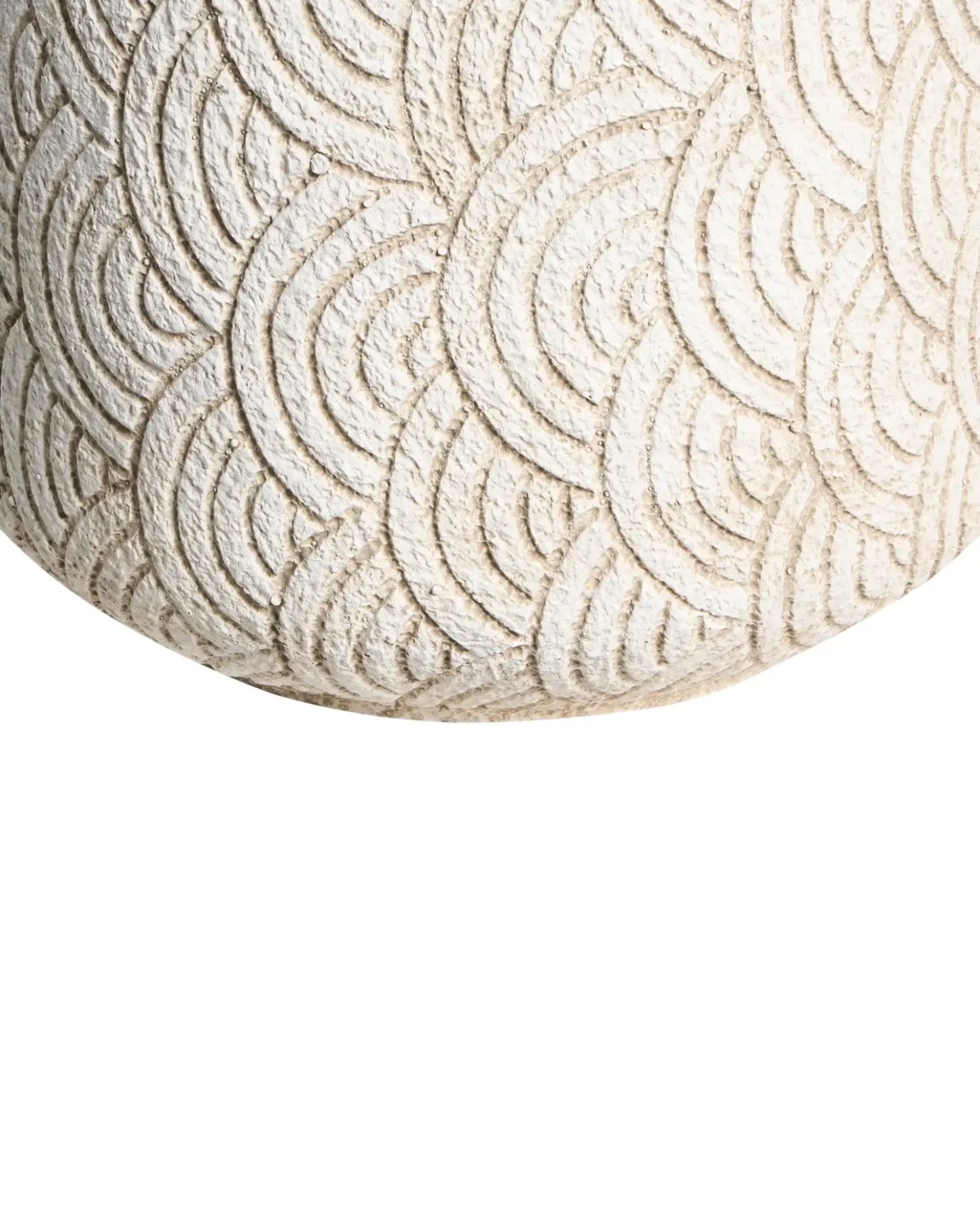 Vaso per piante ERIROS 31 cm Beige chiaro