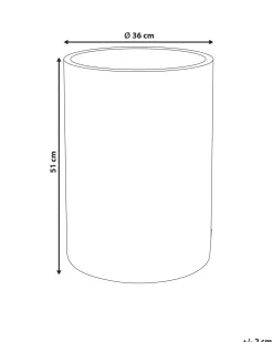 Vaso per piante EUCOMMIA 36 cm Grigio