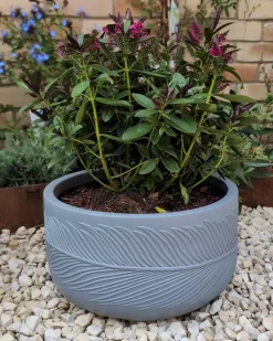 Vaso per piante FTERO 35 cm Grigio