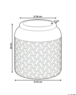 Vaso per piante GERAKAS 35 cm Beige
