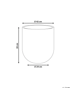 Vaso per piante HANYUE 42 cm Beige chiaro