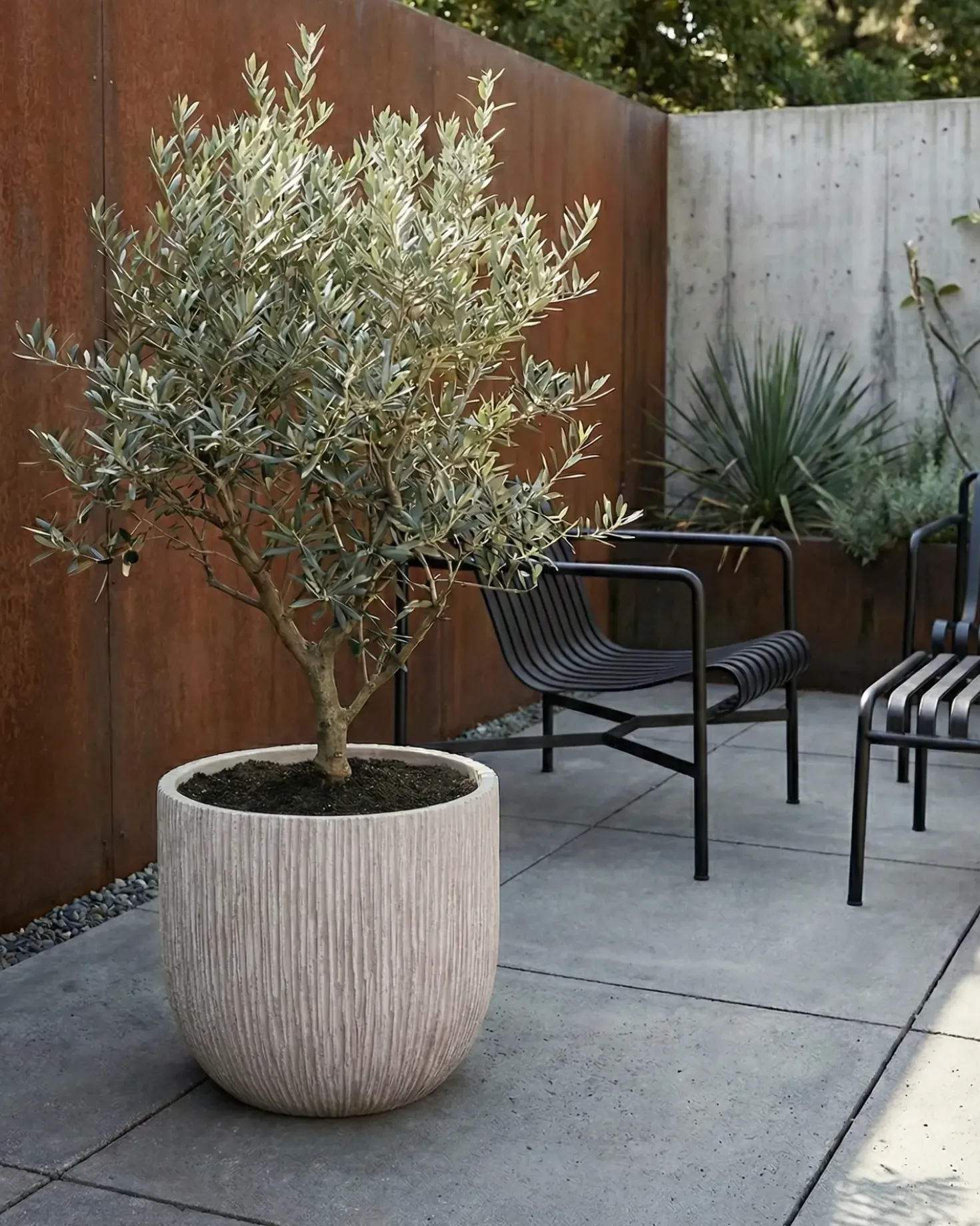 Vaso per piante HANYUE 42 cm Beige chiaro