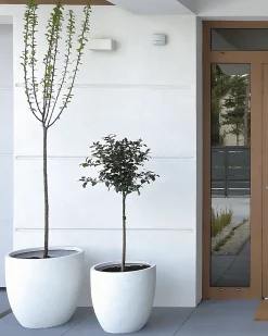 Vaso per piante KANNIA 55 cm Bianco
