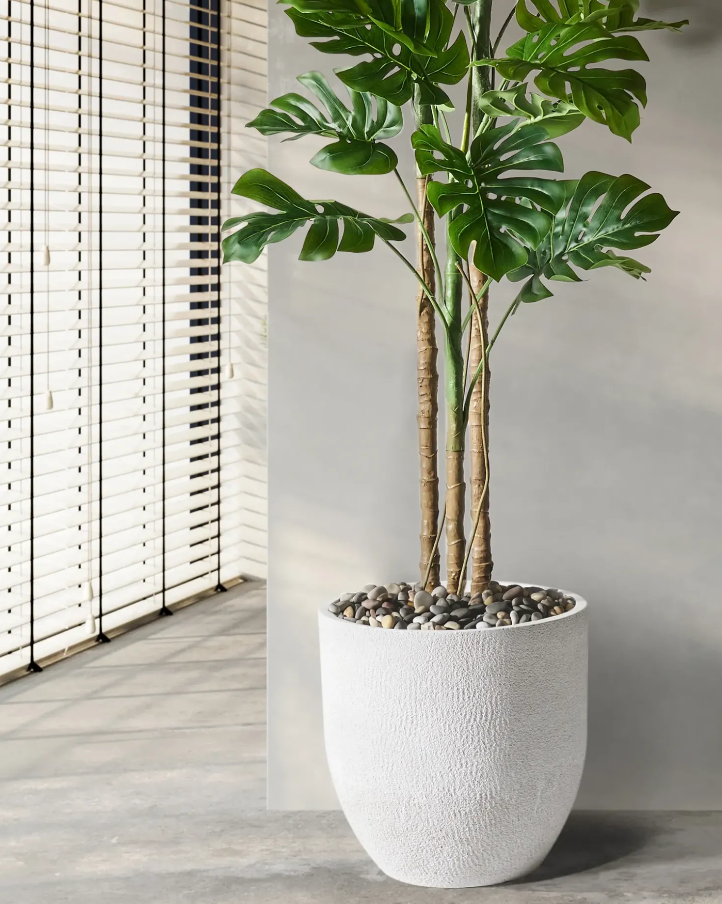 Vaso per piante KANNIA 46 cm Bianco