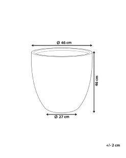 Vaso per piante KANNIA 46 cm Bianco