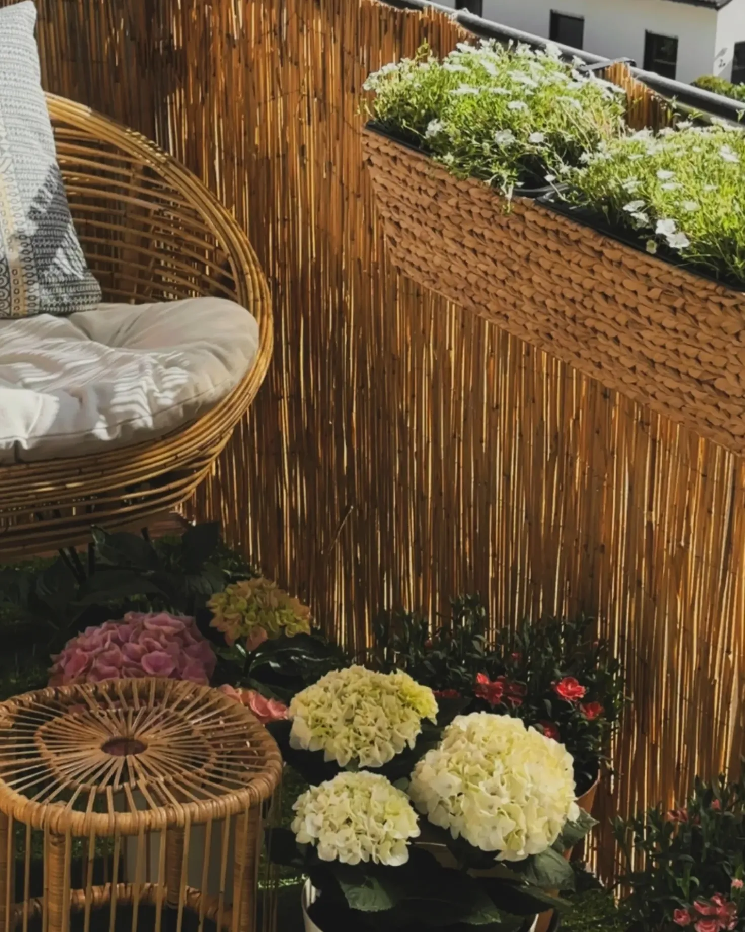 Vaso per piante KAWALA 80 cm Beige sabbia