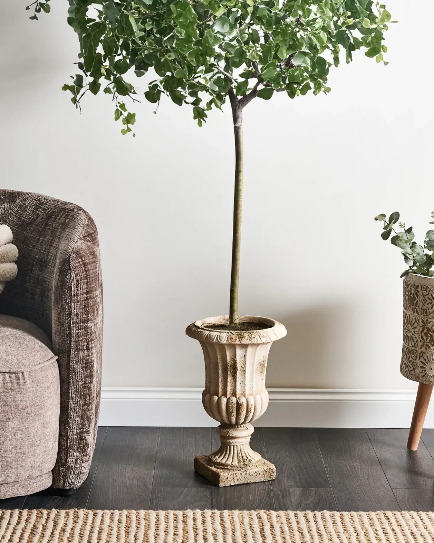 Vaso per piante LARISA 28 cm Beige