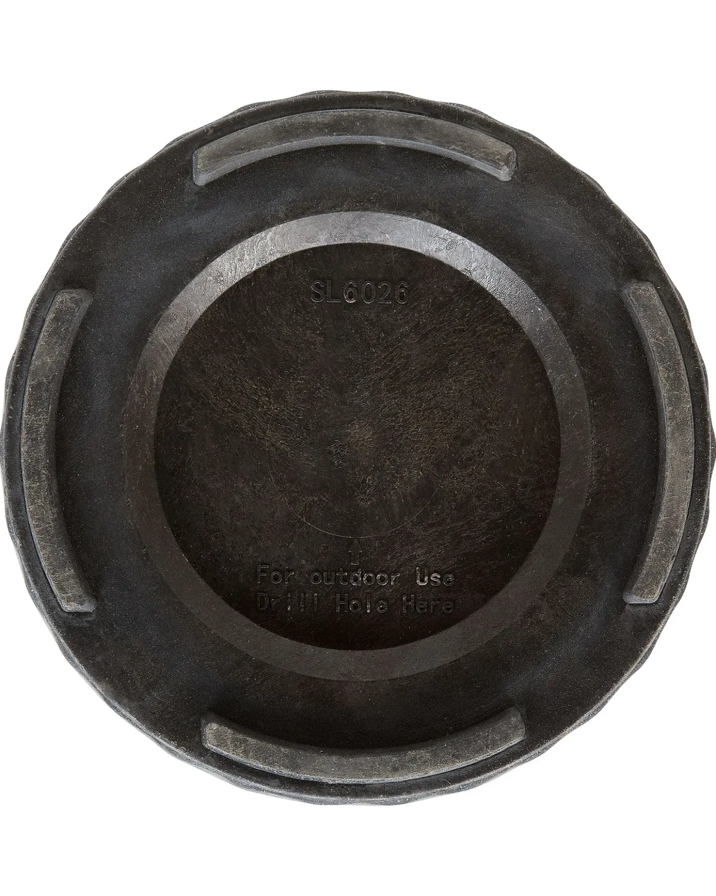 Vaso per piante LAVRIO 36 cm Grigio scuro