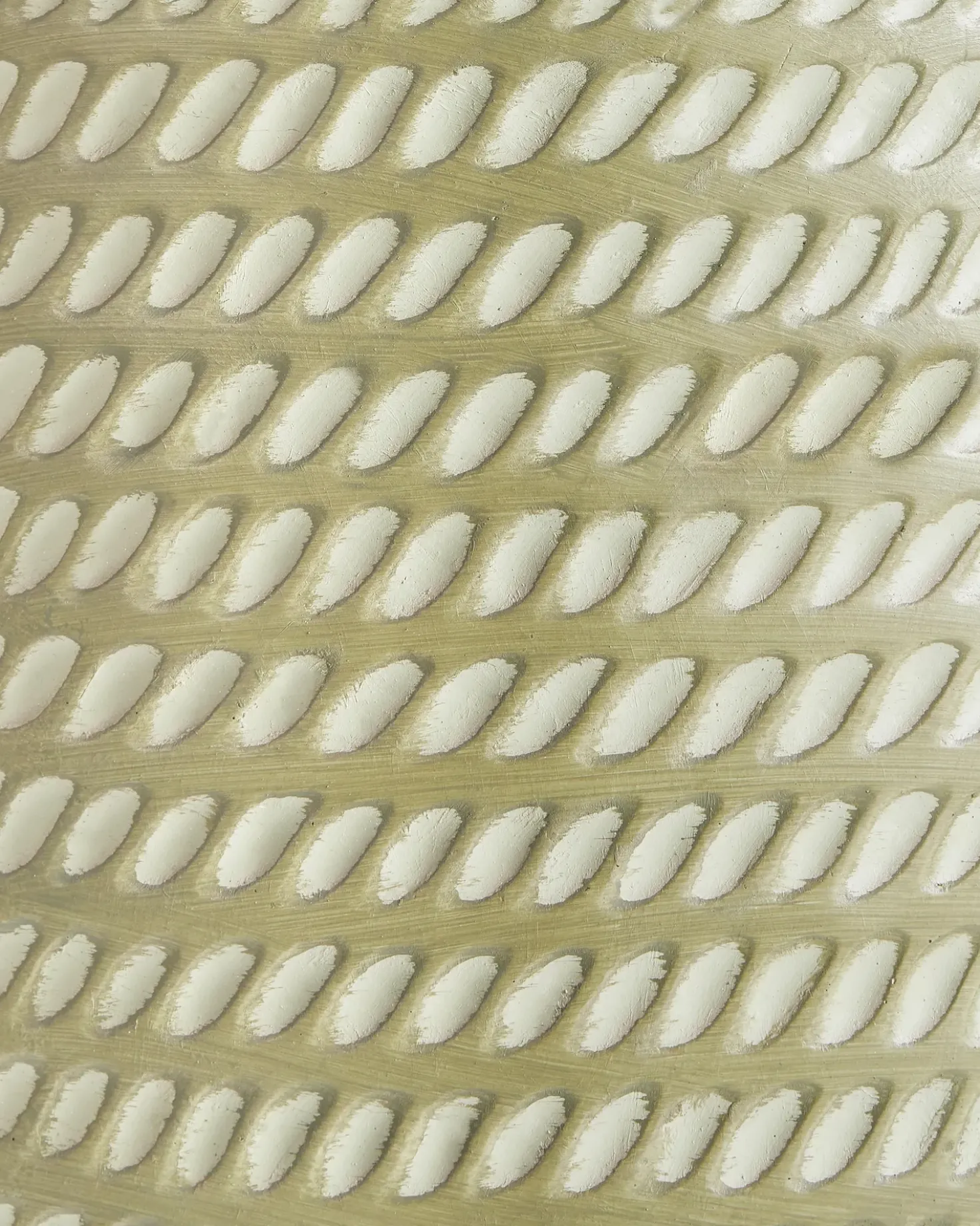 Vaso per piante LIVADIA 39 cm Verde oliva