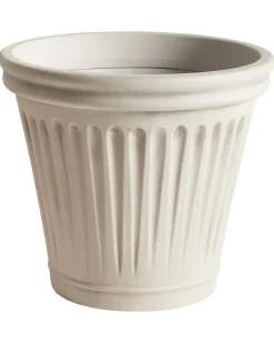 Vaso per piante MAIZE 43 cm Beige chiaro