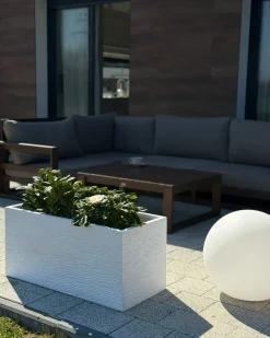 Vaso per piante MYRA 80 cm Bianco