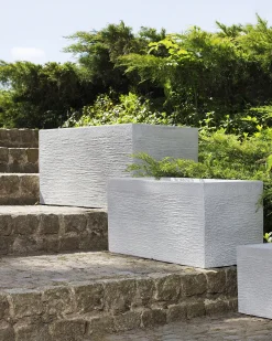 Vaso per piante MYRA 80 cm Bianco