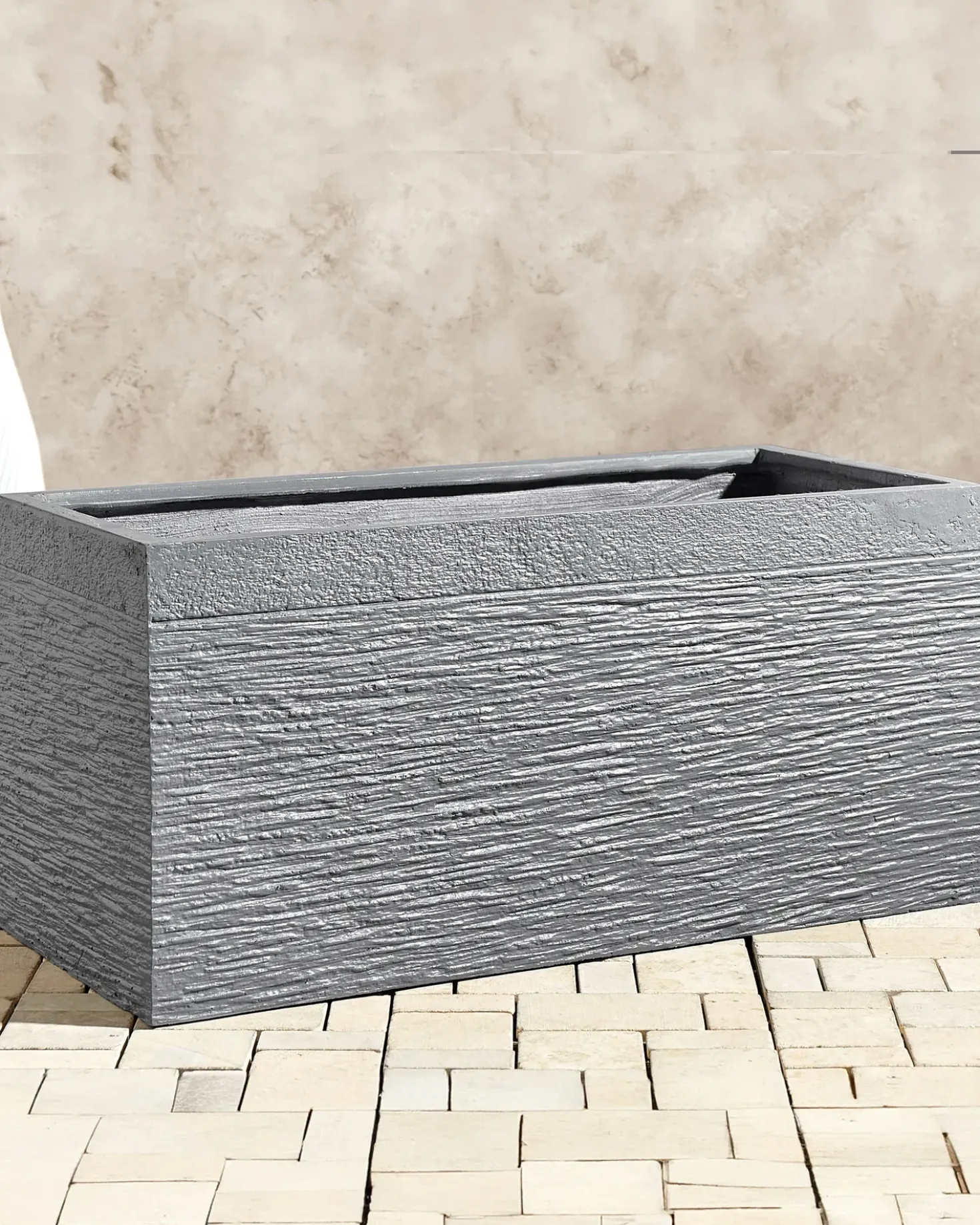 Vaso per piante MYRA 80 cm Grigio