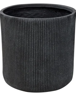 Vaso per piante OREOI 45 cm Grigio grafite